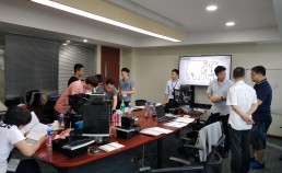 Training of Korea customers in kalerm factory