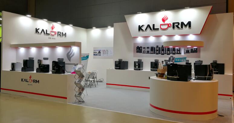 Kalerm coffee machine in 17th Seoul Cafe Show