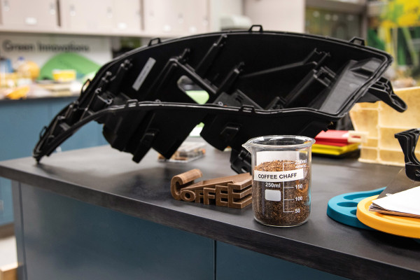 Coffee Waste Turn into Auto Parts?