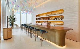 Drink coffee in Le Café- World's first LV café