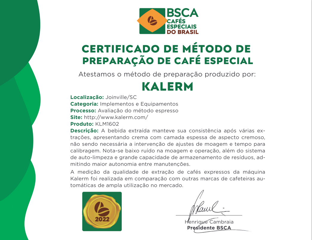 KLM1602 got BSCA Certification